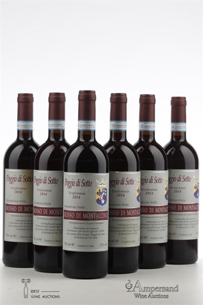 ROSSO DI MONTALCINO 2014 - Poggio di Sotto - 6 Bottles