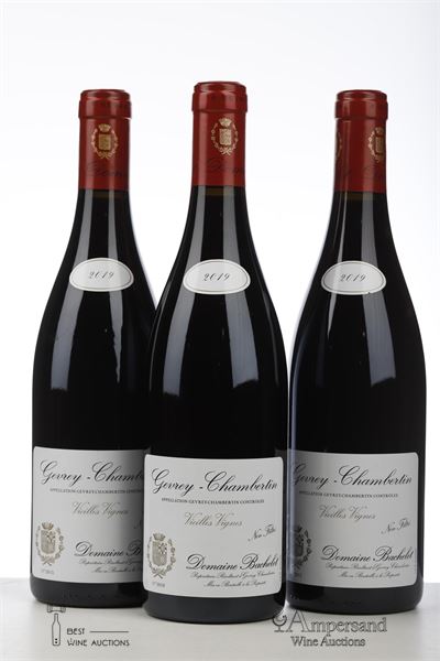 GEVREY CHAMBERTIN VIEILLES VIGNES 2019 - Denis Bachelet - 3 Bottles