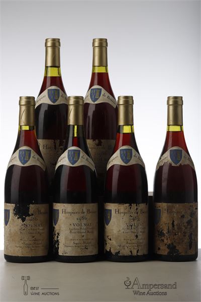 HOSPICES DE BEAUNE VOLNAY CUVEE GENERAL MUTEAU 1986 - Seguin Manuel - 6 Bottles