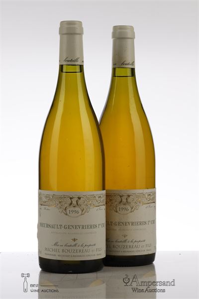 MEURSAULT GENEVRIERES 1996 - Michel Bouzereau - 2 Bottles