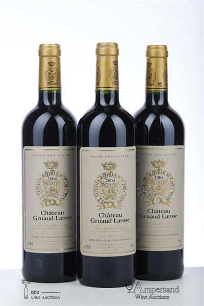 GRUAUD LAROSE 2004 - Mc - 3 Bottles