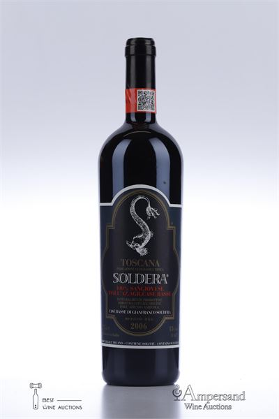 TOSCANA CASE BASSE 100% SANGIOVESE 2006 - Soldera - 1 Bottle