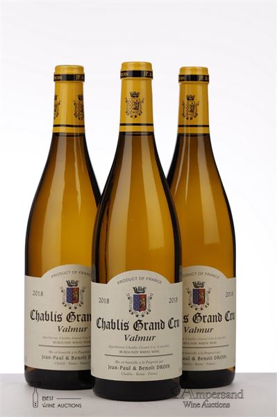 CHABLIS VALMUR 2018 - Droin - 3 Bottles