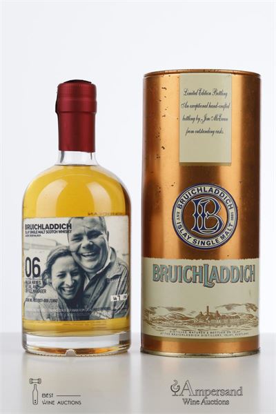BRUICHLADDICH THE LADDIE VALINCH 06 AILSA HAYES  - Bottle 47/300 - Cask R07/007-009/1992 - Alc 51% 1 Bottle