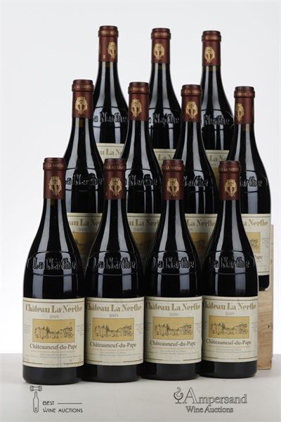 CHATEAUNEUF DU PAPE LA NERTHE 2009 - Chateau La Nerthe - 11 Bottles