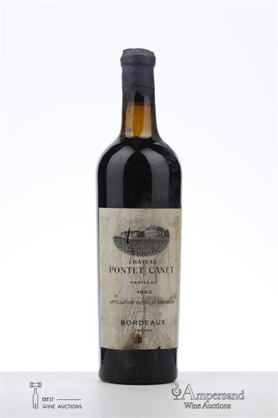 PONTET CANET 1952 - Negoce - 1 Bottle