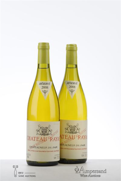 CHATEAUNEUF DU PAPE BLANC RAYAS 2008 - Reynaud - 2 Bottles