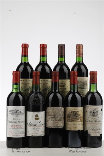 MIXED LOT BORDEAUX Mixed - Mc - 9 Bottles