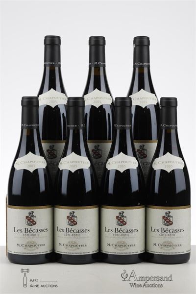 COTE ROTIE LES BECASSES 2005 - Chapoutier - 7 Bottles