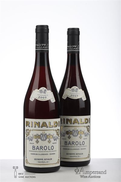 BAROLO CANNUBI SAN LORENZO RAVERA 2007 - Giuseppe Rinaldi - 2 Bottles
