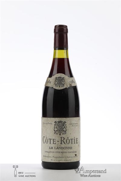 COTE ROTIE LA LANDONNE 1984 - Rostaing   - 1 Bottle