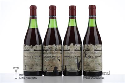 ROMANEE ST VIVANT 1975 - Domaine de la Romanee Conti - 4 Bottles