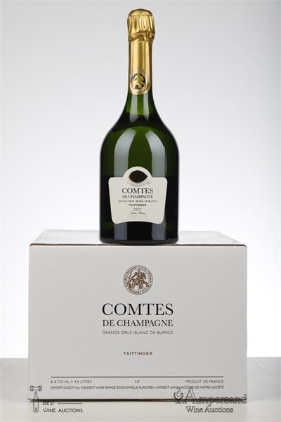 TAITTINGER COMTES DE CHAMPAGNE BLANC DE BLANCS 2011 - Taittinger - 6 Bottles - Oc 6