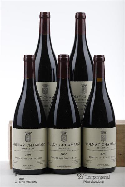 VOLNAY CHAMPANS 2005 - Comtes Lafon - 5 Bottles