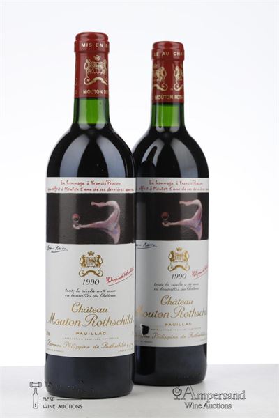 MOUTON ROTHSCHILD 1990 - Mc - 2 Bottles