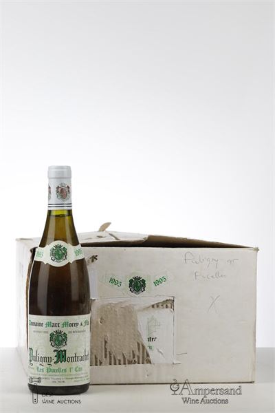 PULIGNY MONTRACHET LES PUCELLES 1995 - Marc Morey - 12 Bottles