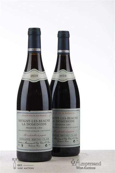 SAVIGNY LES BEAUNE LA DOMINODE 2010 - Bruno Clair - 2 Bottles