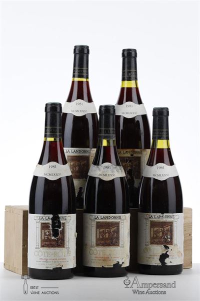 COTE ROTIE LA LANDONNE 1981 - Guigal - 5 Bottles