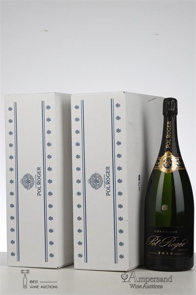 POL ROGER VINTAGE BRUT 2015 - Pol Roger - 6 Magnums - Oc 1