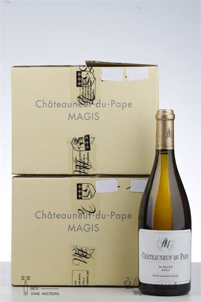 CHATEAUNEUF DU PAPE MAGIS BLANC 2017 - Rotem et Mounir Saouma - 12 Bottles - Oc 6
