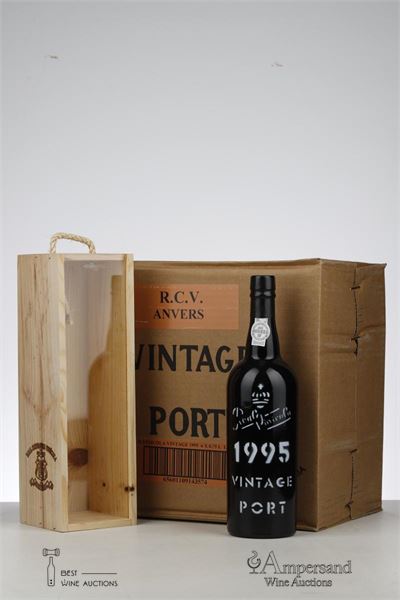 REAL VINICOLA VINTAGE PORT 1995 - Real Vinicola - 5 Bottles - Owc 1