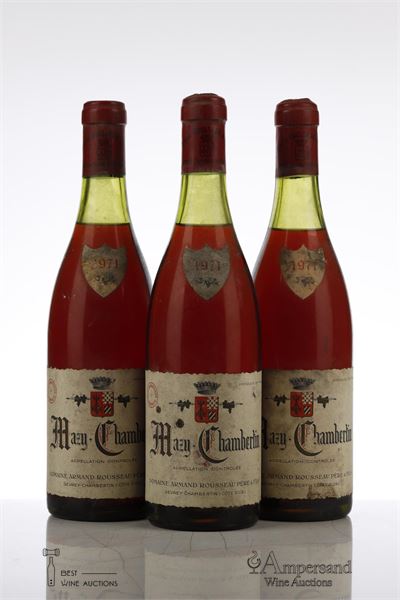 MAZIS CHAMBERTIN 1971 - Armand Rousseau - 3 Bottles