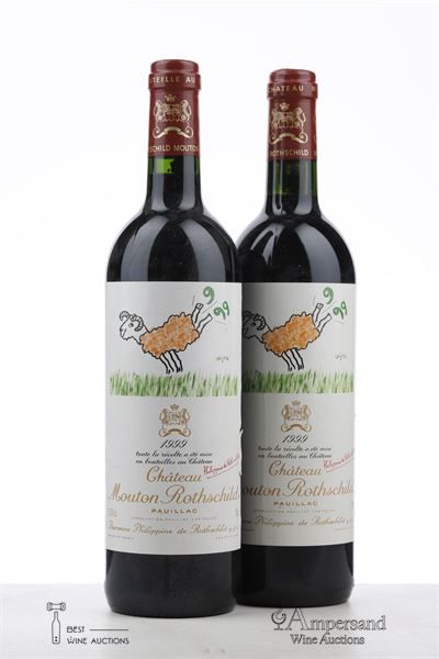 MOUTON ROTHSCHILD 1999 - Mc - 2 Bottles