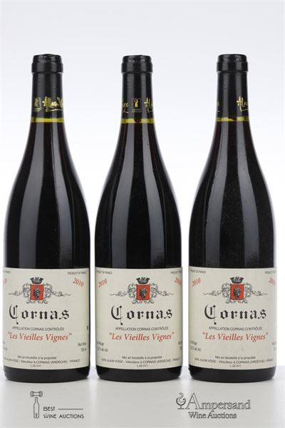 CORNAS VIEILLES VIGNES 2010 - Alain Voge - 3 Bottles