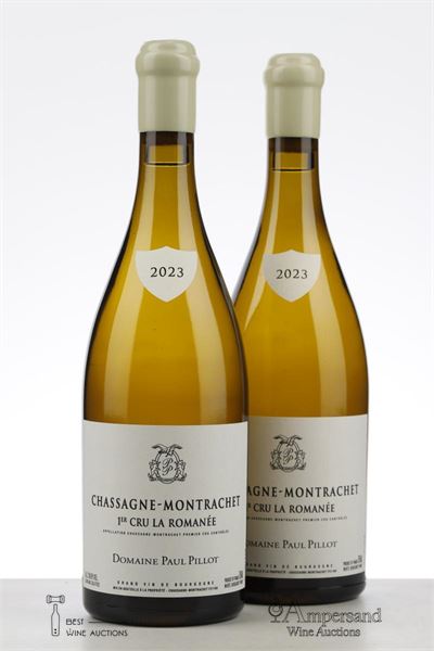 CHASSAGNE MONTRACHET BLANC LA ROMANEE 2023 - Paul Pillot - 2 Bottles