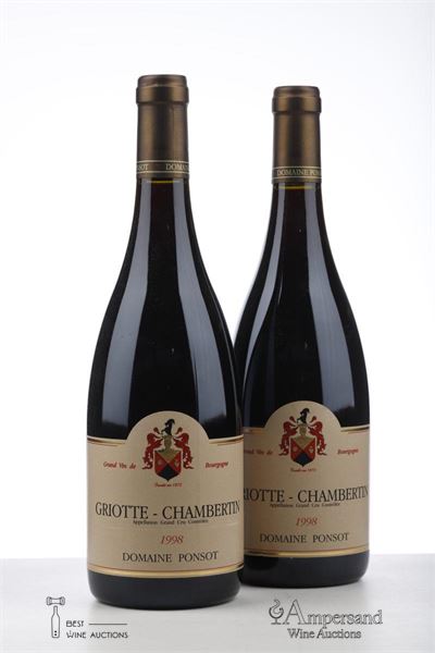 GRIOTTE CHAMBERTIN 1998 - Ponsot - 2 Bottles