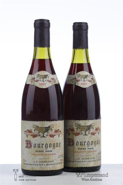 BOURGOGNE PINOT NOIR 1990 - Coche Dury - 2 Bottles