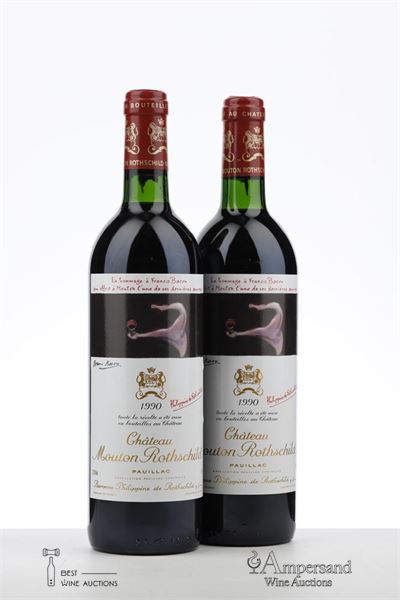 MOUTON ROTHSCHILD 1990 - Mc - 2 Bottles