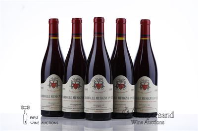CHAMBOLLE MUSIGNY 1 ER CRU 1995 - Geantet Pansiot - 5 Bottles
