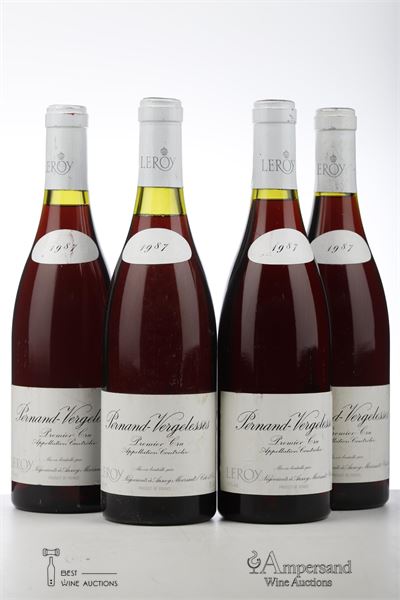 PERNAND VERGELESSES ROUGE 1987 - Leroy - 4 Bottles