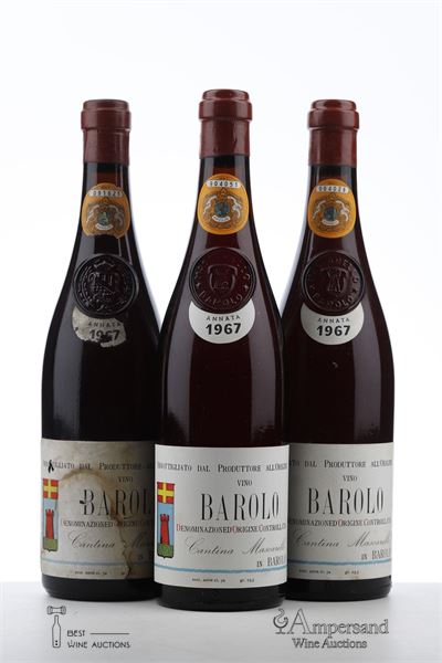BAROLO 1967 - Mascarello Bartolo - 3 Bottles