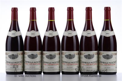 CHAMBOLLE MUSIGNY LES SENTIERS 2003 - Jacky Truchot - 6 Bottles