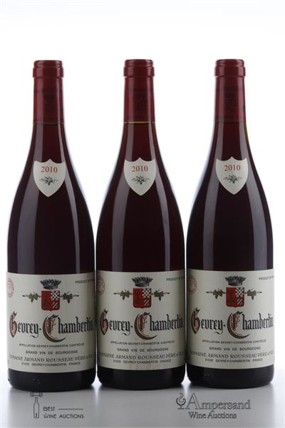 GEVREY CHAMBERTIN 2010 - Armand Rousseau - 3 Bottles
