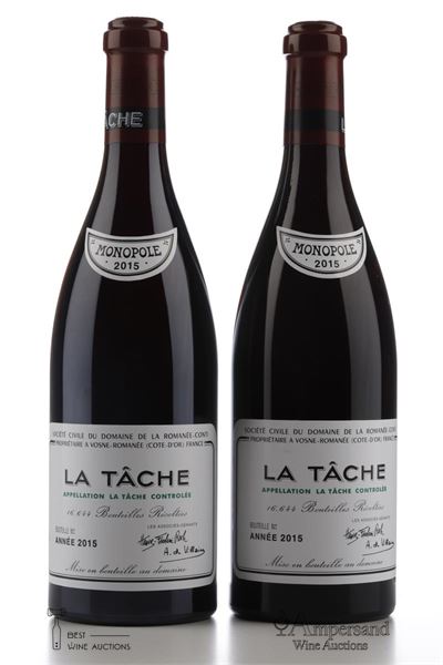 LA TACHE Domaine de la Romanee Conti 2015 - 2 Bottles