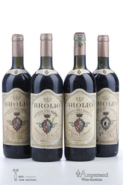CHIANTI CLASSICO RISERVA DEL BARONE 1982 - Brolio - 4 Bottles