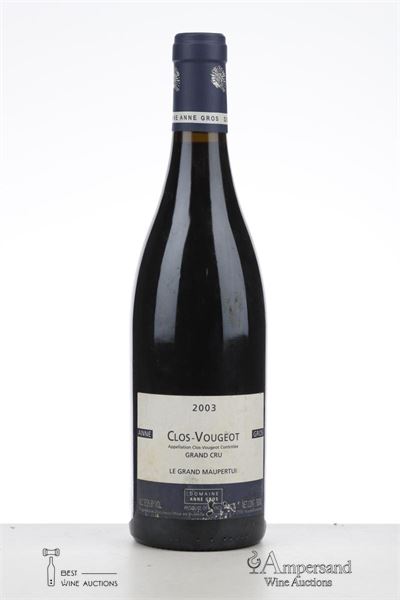 CLOS VOUGEOT LE GRAND MAUPERTUI 2003 - Anne Gros - 1 Bottle