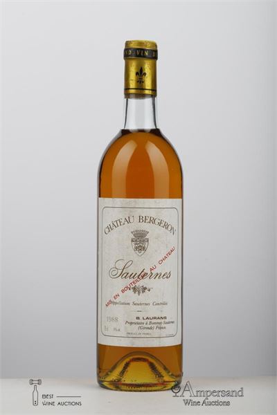 BERGERON 1988 - Mc - 1 Bottle