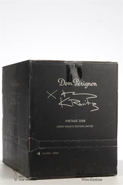 DOM PERIGNON LENNY KRAVITZ 2008 - Moet et Chandon - 6 Bottles - Oc 6