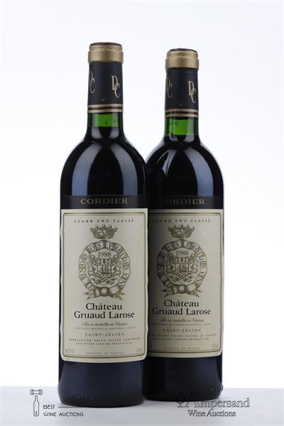 GRUAUD LAROSE 1988 - Mc - 2 Bottles