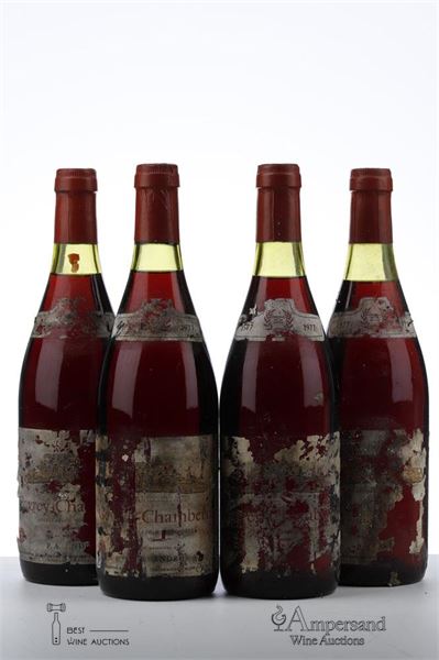 GEVREY CHAMBERTIN 1977 - P.A.Andre - 4 Bottles