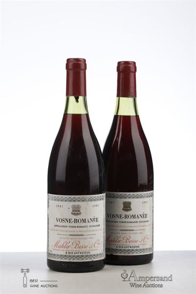 VOSNE ROMANEE 1981 - Mahler Besse - 2 Bottles