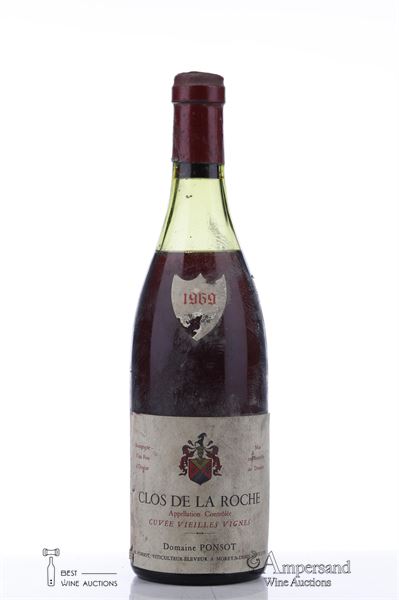 CLOS DE LA ROCHE CUVEE VIEILLES VIGNES 1969 - Ponsot - 1 Bottle
