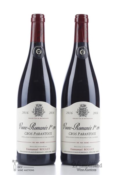 VOSNE ROMANEE CROS PARANTOUX 2016 - Emmanuel Rouget - 2 Bottles