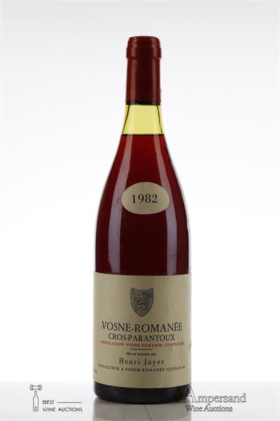VOSNE ROMANEE CROS PARANTOUX 1982 - Henri Jayer - 1 Bottle