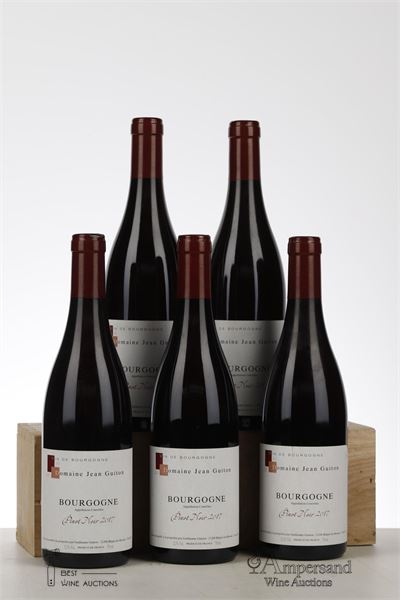 BOURGOGNE PINOT NOIR 2017 - Jean Guiton - 5 Bottles