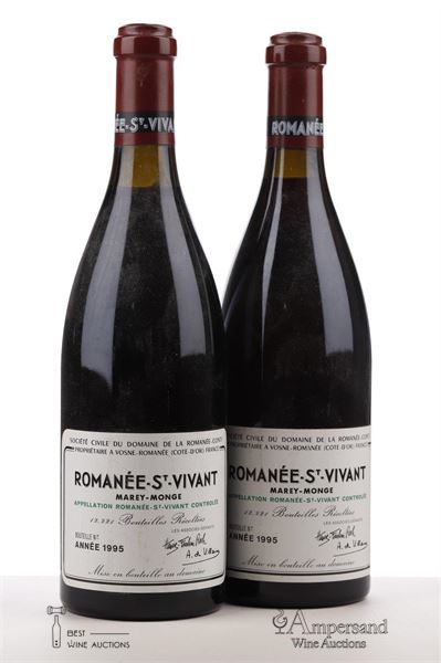 ROMANEE ST VIVANT 1995 - Domaine de la Romanee Conti - 2 Bottles